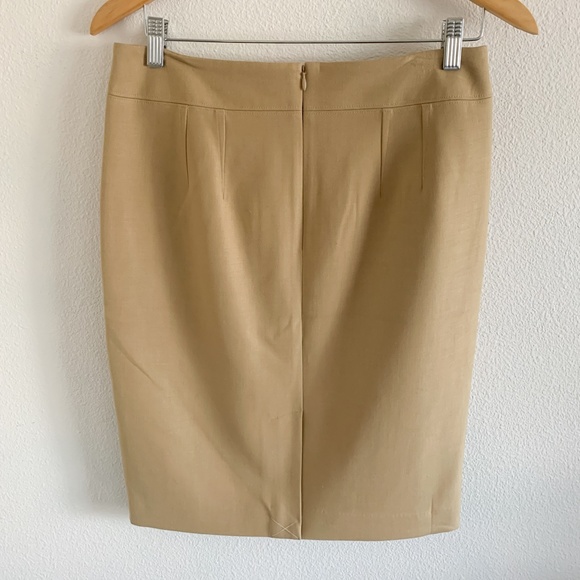 NWT LOFT Tan Pencil Skirt Size 6 - Picture 5 of 6